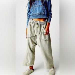 Free People Runyon Oversized Harem Pants, NWOT